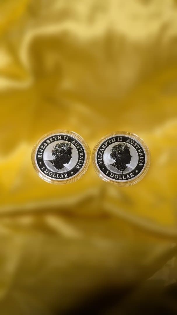 オーストラリア・クッカバラ銀貨 2枚セット 2021年　1オンス