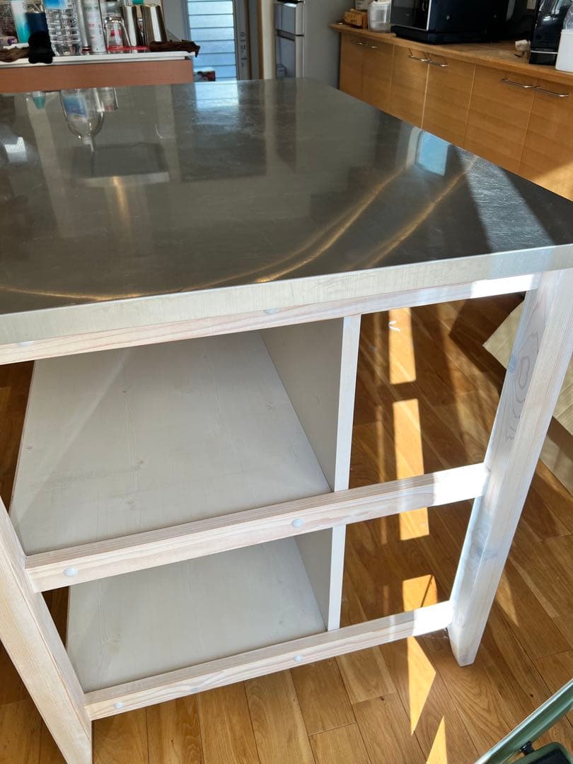 ワークテーブル ニトリ 作業台 シナモ NITORI カウンター　送料込み