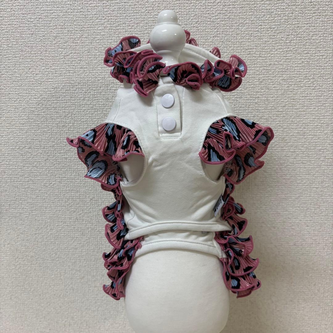 ene☆ レオパードニコちゃんパーカー、ワンピース、バレッタ 3点セット 1H