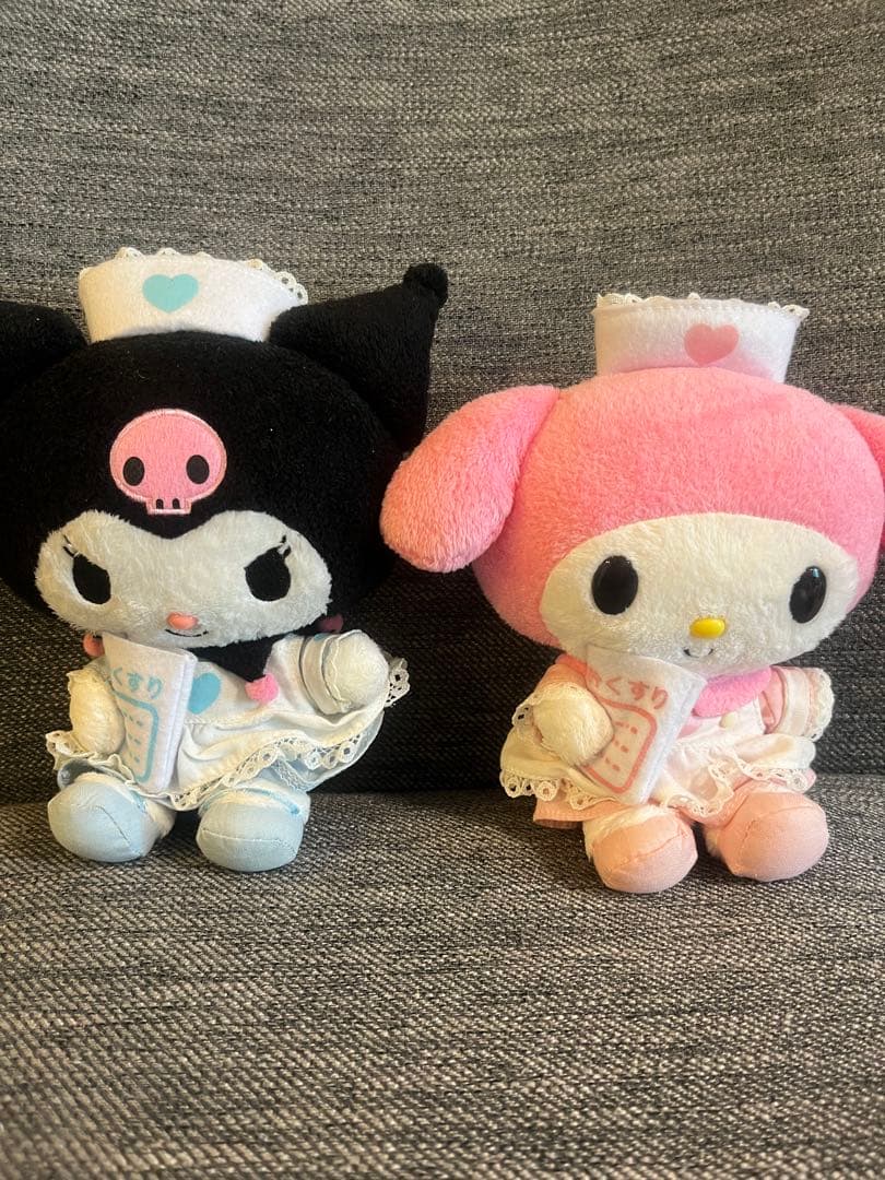 【貴重・ほほ新品】マイメロ・クロミ　ナースぬいぐるみセット