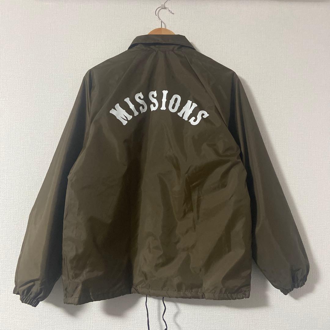 【MISSION DISTRICT】コーチジャケット Cardinalネイジャパ