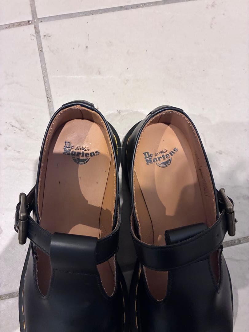 Dr. Martens ブラック メリージェーン シューズ　Tバー