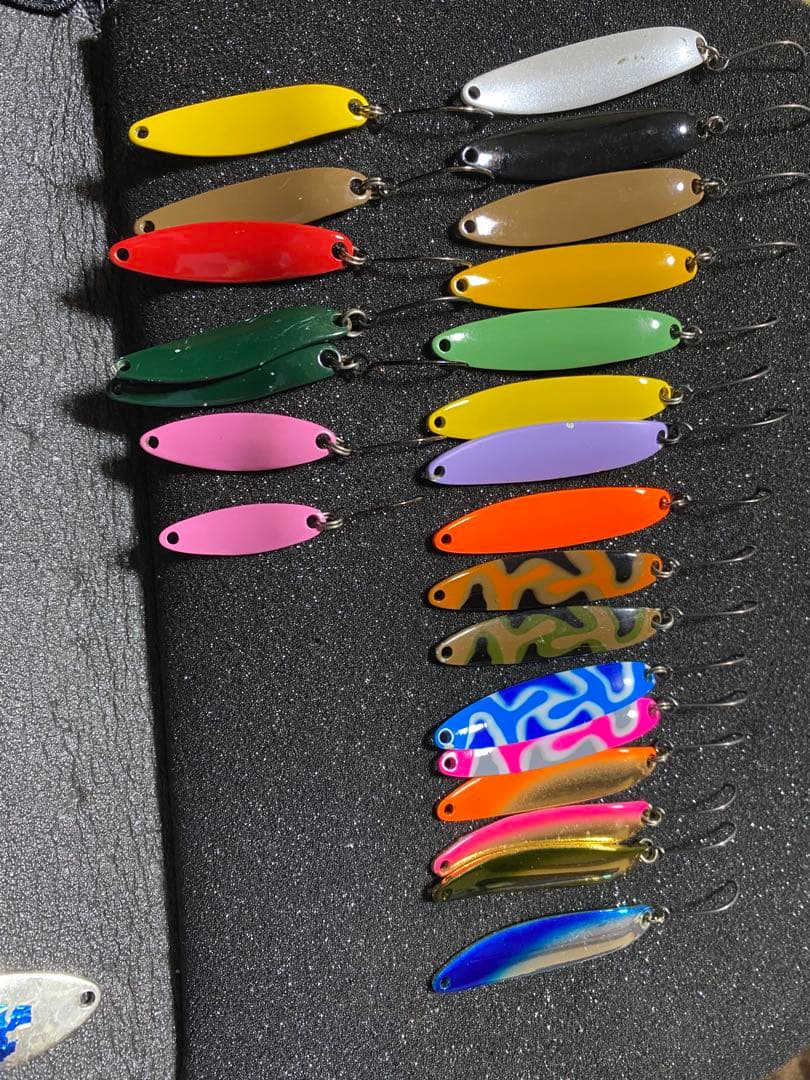 エリアトラウト引退　ウォーターランドスプーン97枚他17枚　114枚セット