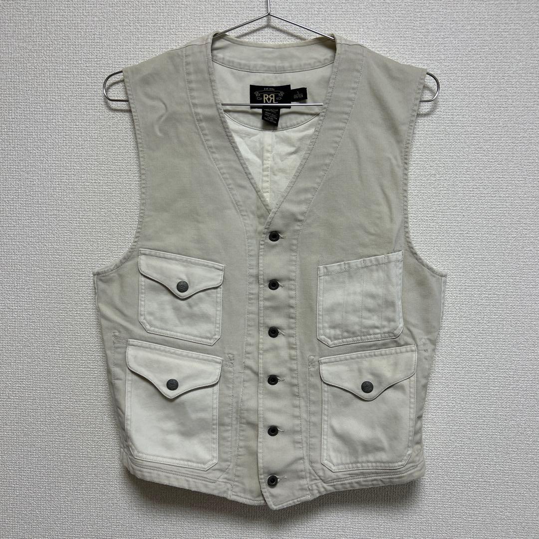 RRL アイボリー ベスト Sサイズ