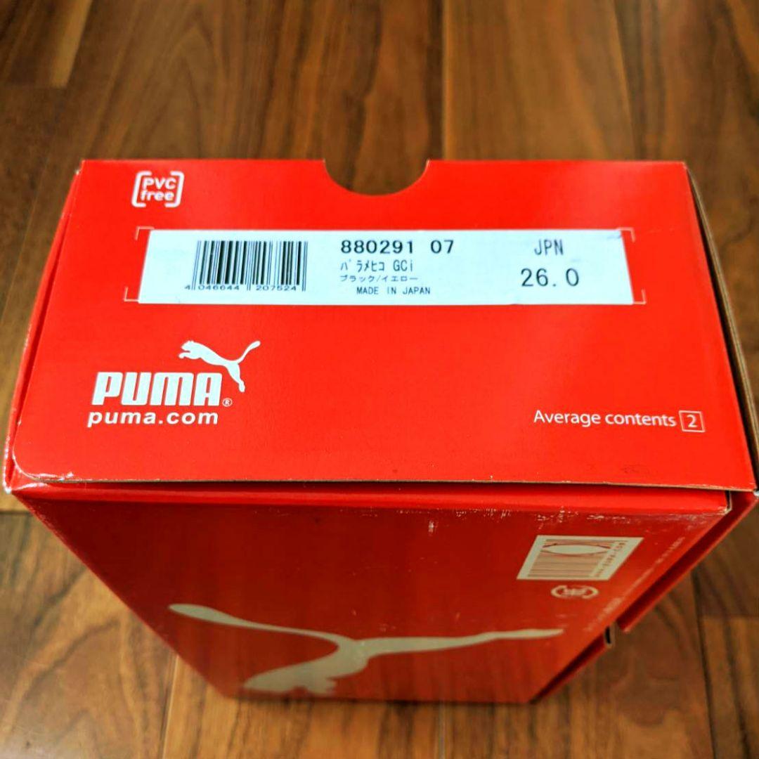 【激レア新品未使用】プーマ パラメヒコgci 黒黄（26.0cm）