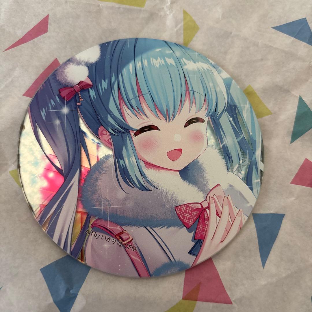  MIKU 2021 コースター型パブミラー いかり　初音ミク