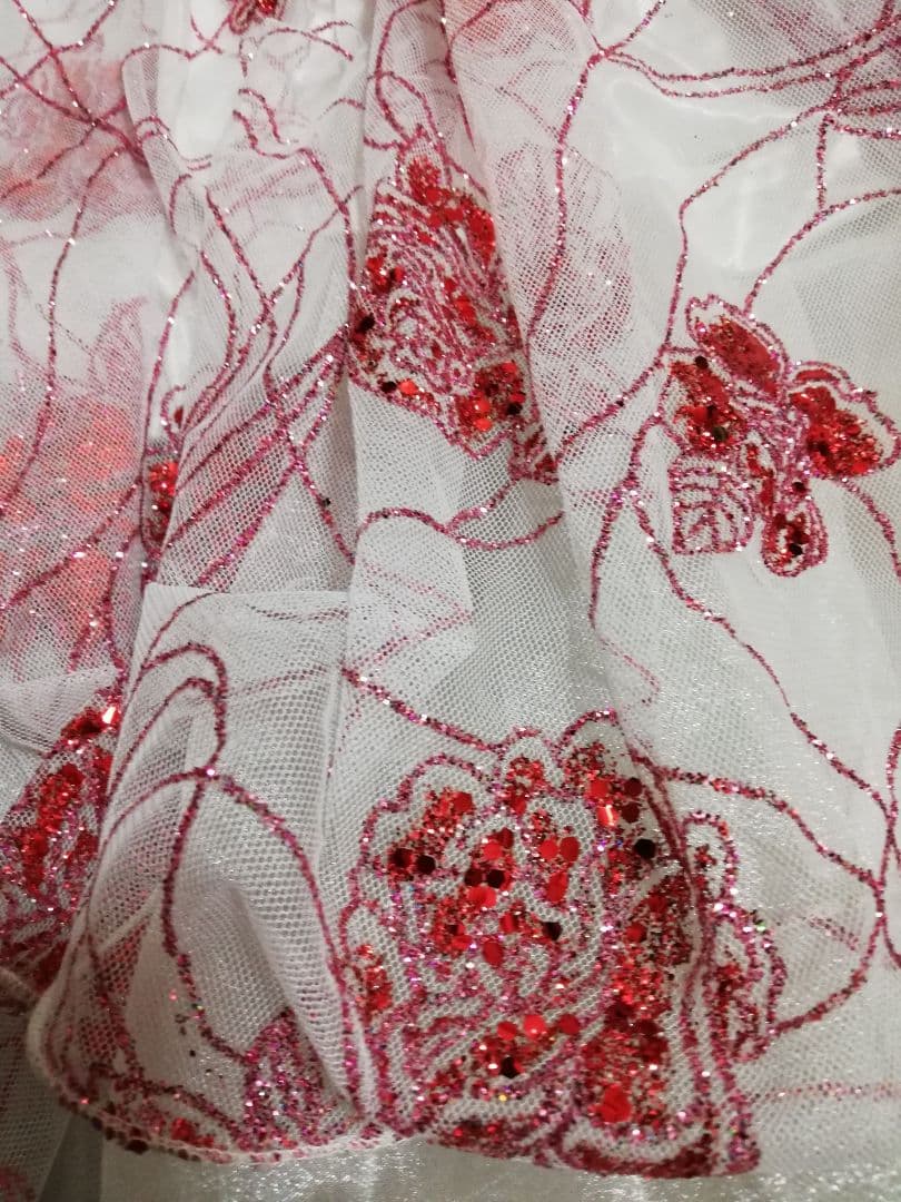 最終お値下げ　社交ダンスドレス カラオケにも　フリーサイズ