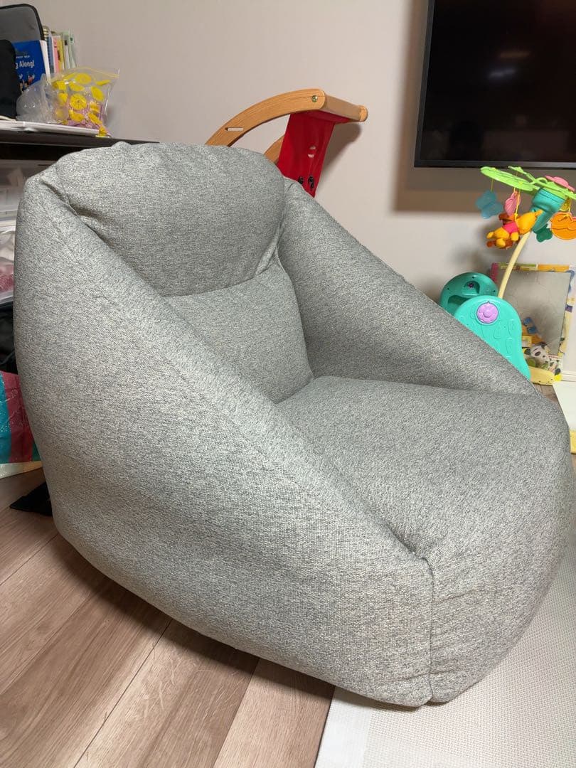 空気でできたソファ グレー 無印良品