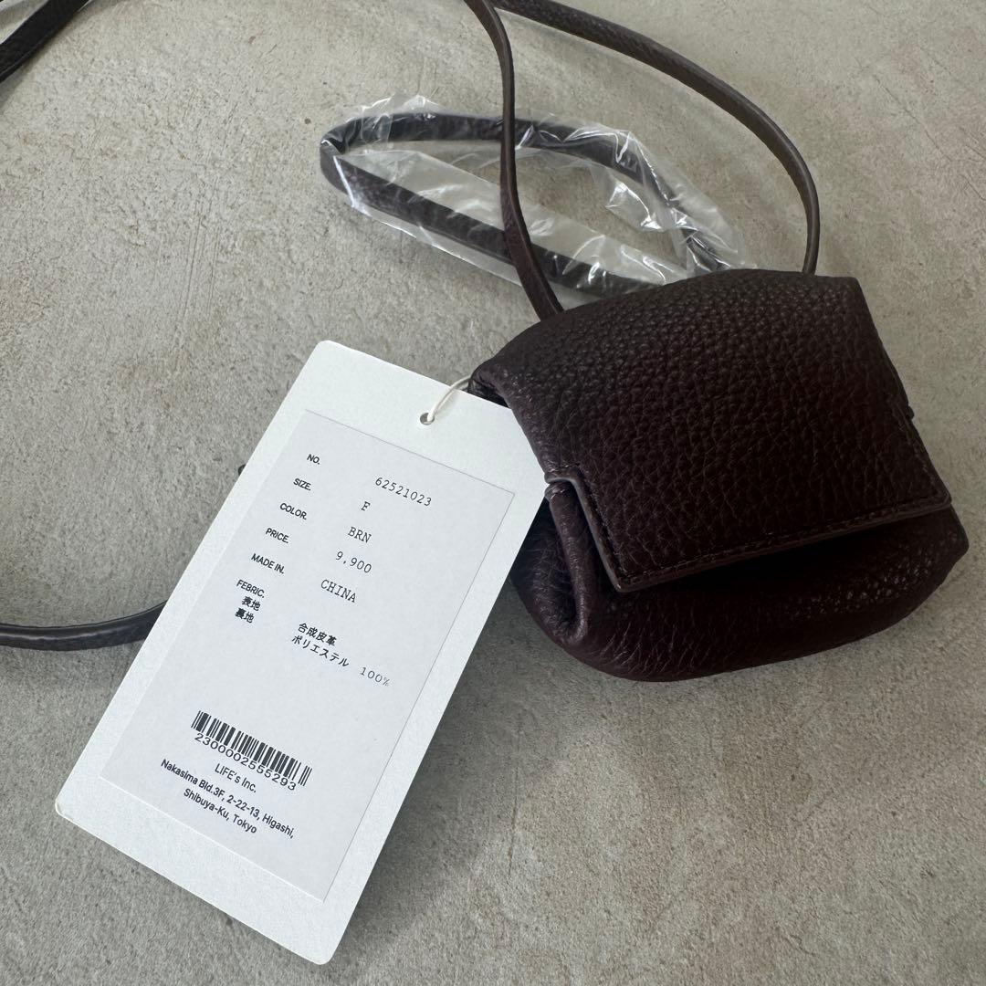 【完売品!】anuke アンヌーク ウエストポーチ ブラウン