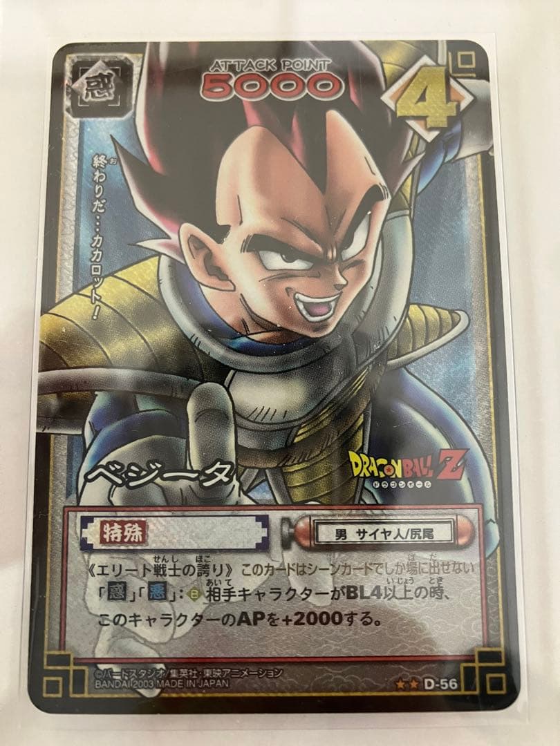 終わりだ、カカロット　　ベジータ