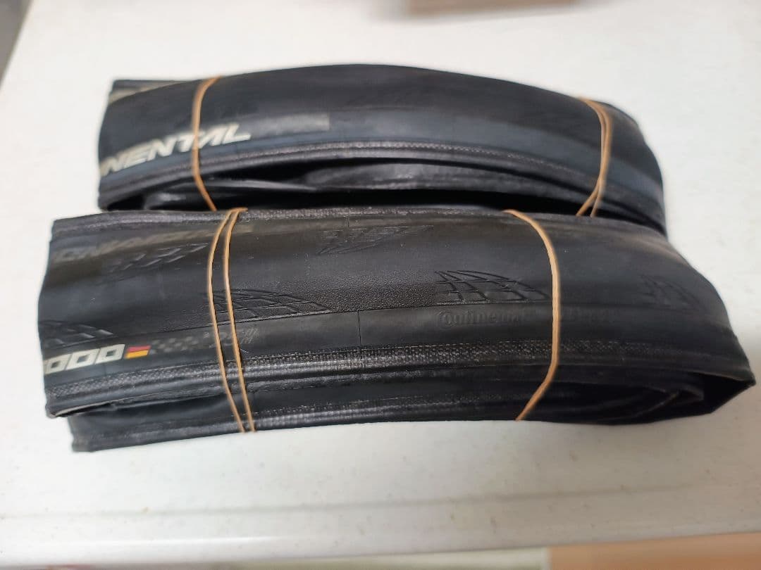 コンチネンタル GP5000 25C クリンチャー 走行少な目2本＋おまけ１本