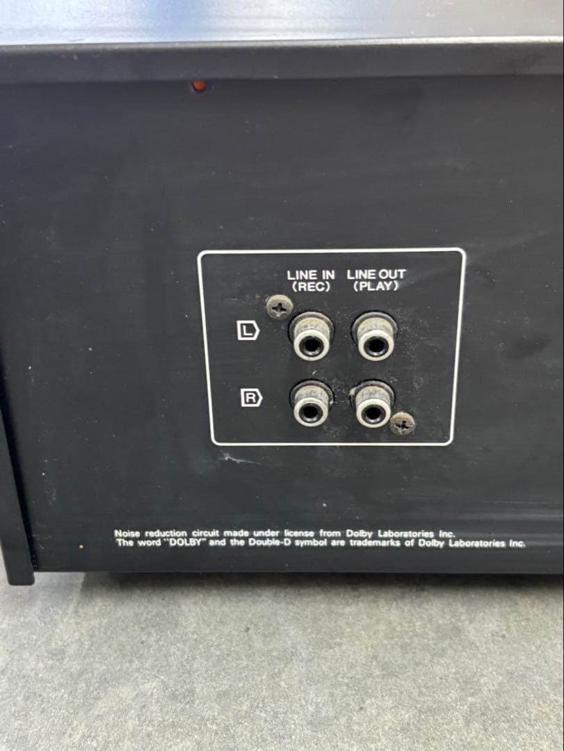 【SANSUI/山水/サンスイ】カセットデッキ 型式：SC-55※通電確認OK