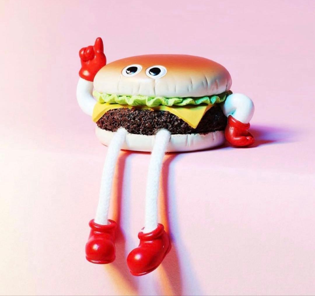 niko and FLAVORS お座りオブジェ ソフトクリーム　ハンバーガー