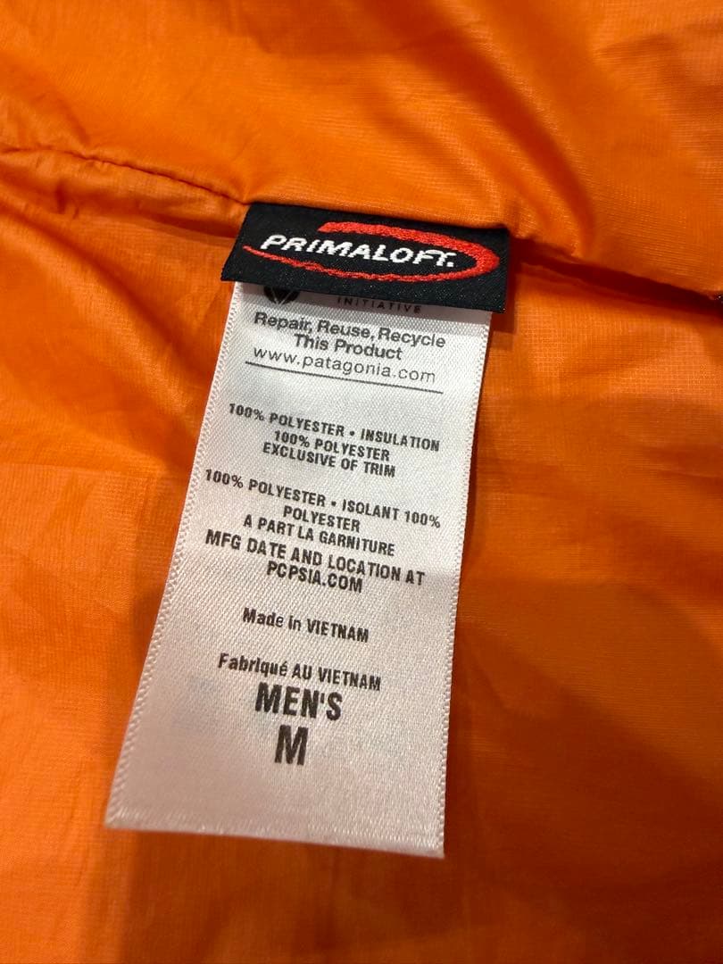 patagonia オレンジ ベスト