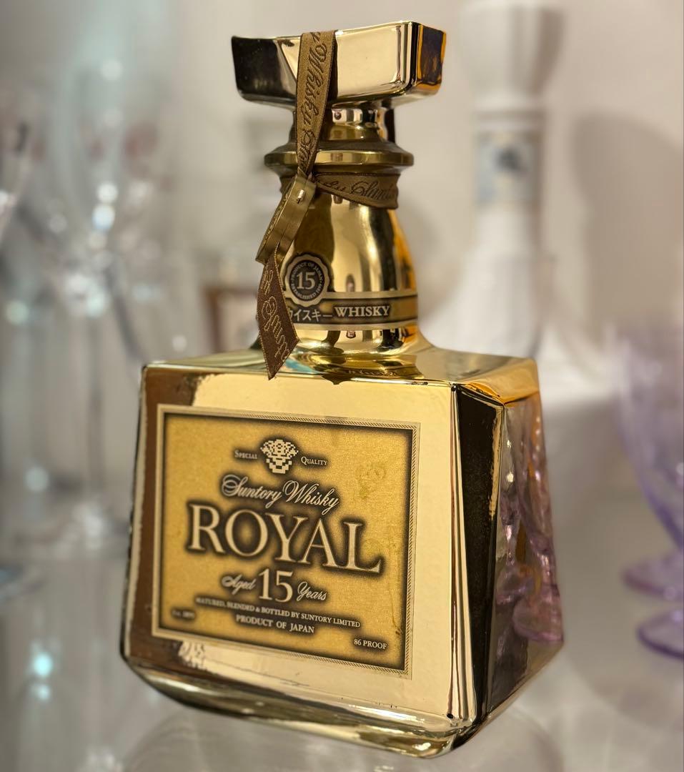 サントリーローヤル15年　ゴールドボトル　【新品・未開封】【非売品】