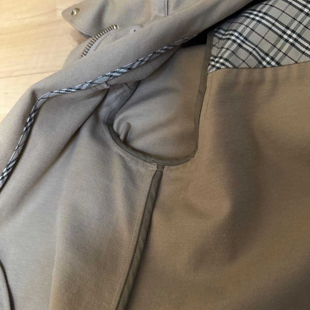 BURBERRY BLUE LABEL バーバリーブルーレーベルモッズコート美品