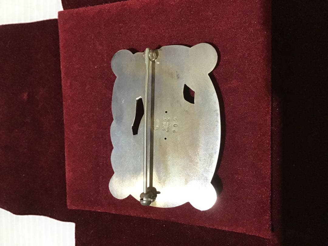 52699デンマーク ジョージジェンセン ブローチ 209 鳩 希少