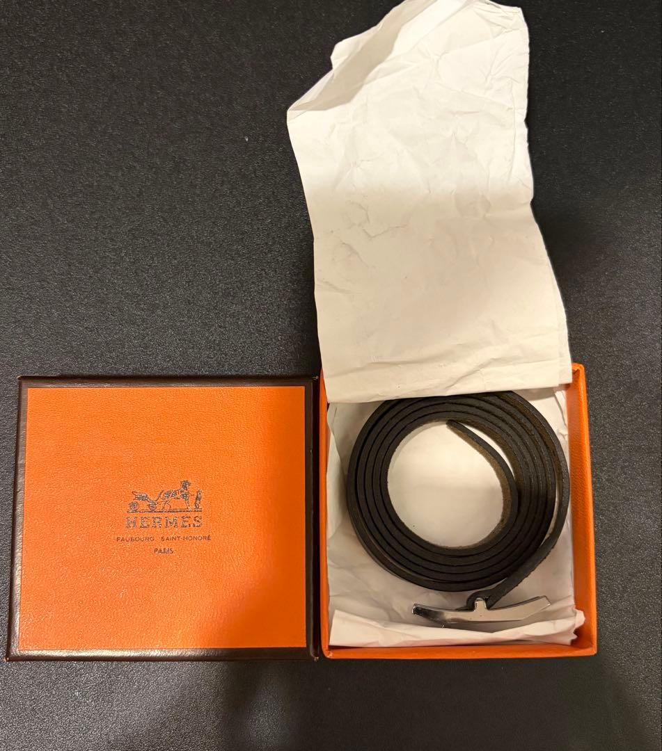 HERMES エルメス　アピ3 ロングブレスレット　ブラック