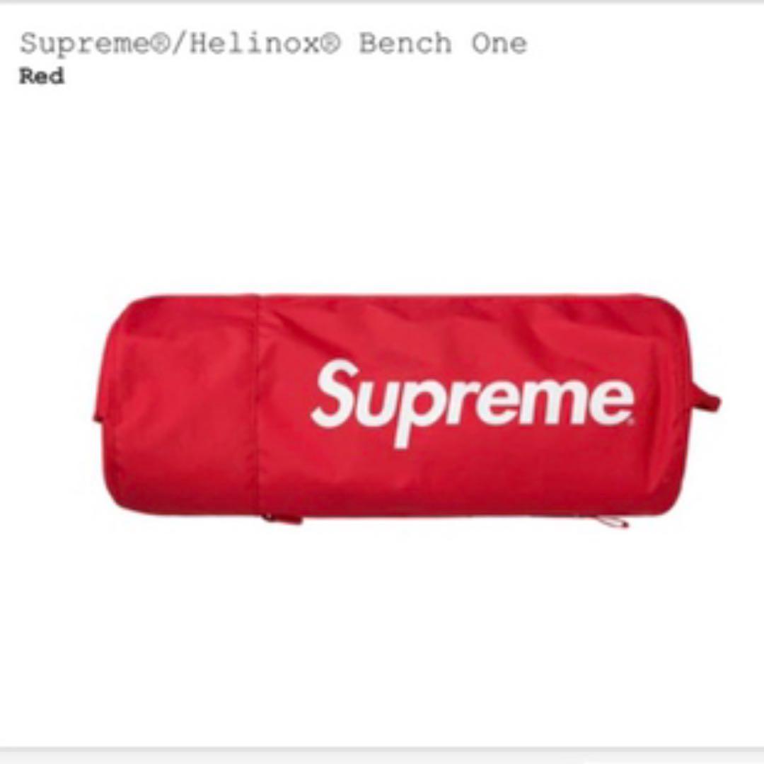 Supreme Helinox Bench One Red ベンチ　レッド