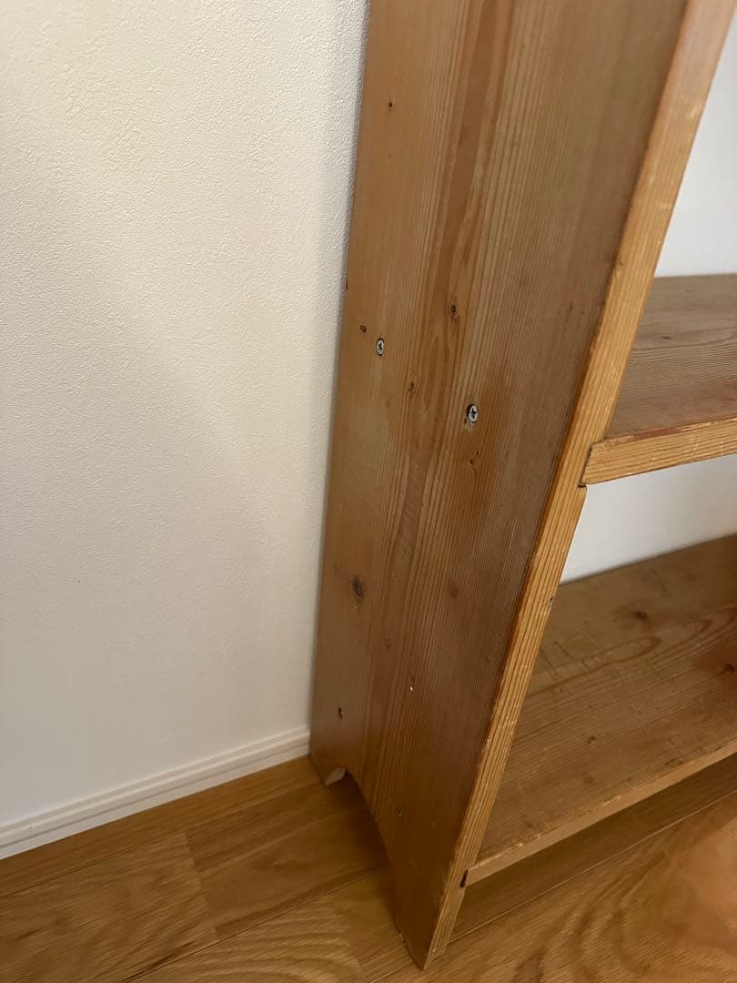 アンティーク木製 5段オープンシェルフ