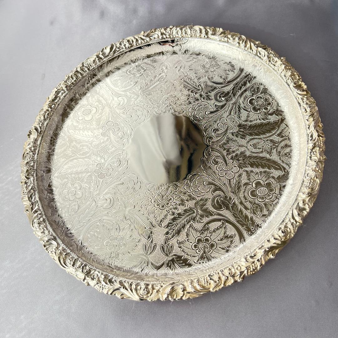 【Barker & Ellis】 ドリンクトレー / ギャラリートレー　25cm