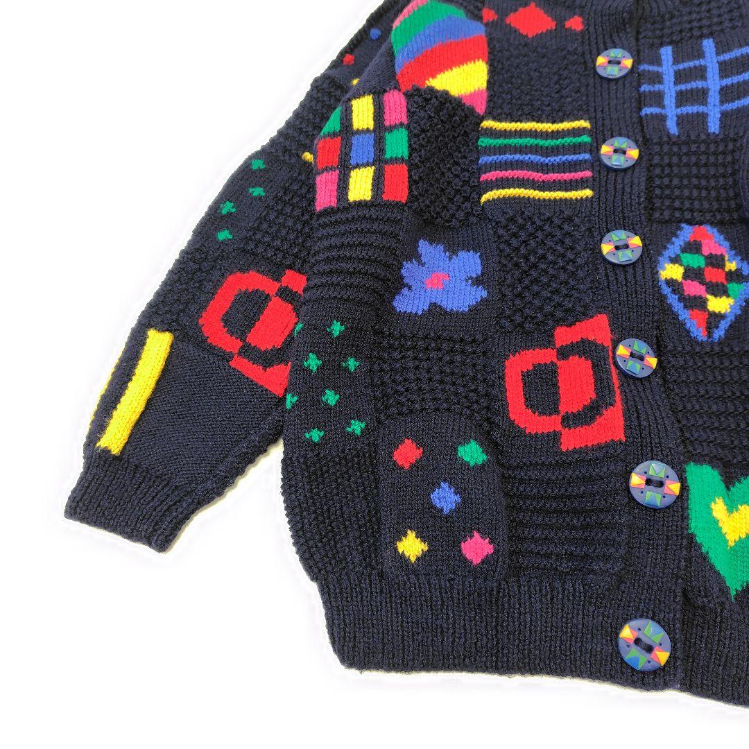 BONZ ハンドメイド ニット カーディガン ゆったり ニュージーランド産