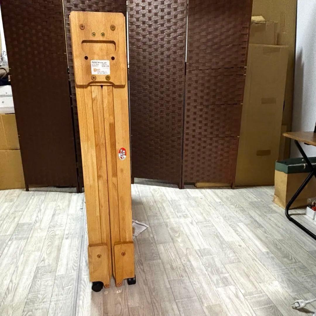 中居木工 折りたたみスノコベッド シングルサイズ　天然木