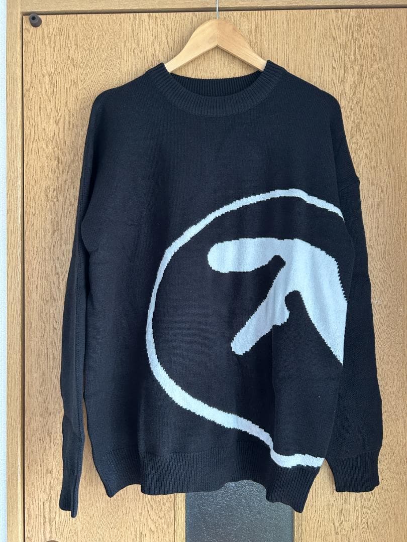 p*e様 エイフェックスツイン aphex twin ニット WARP 黒 XL