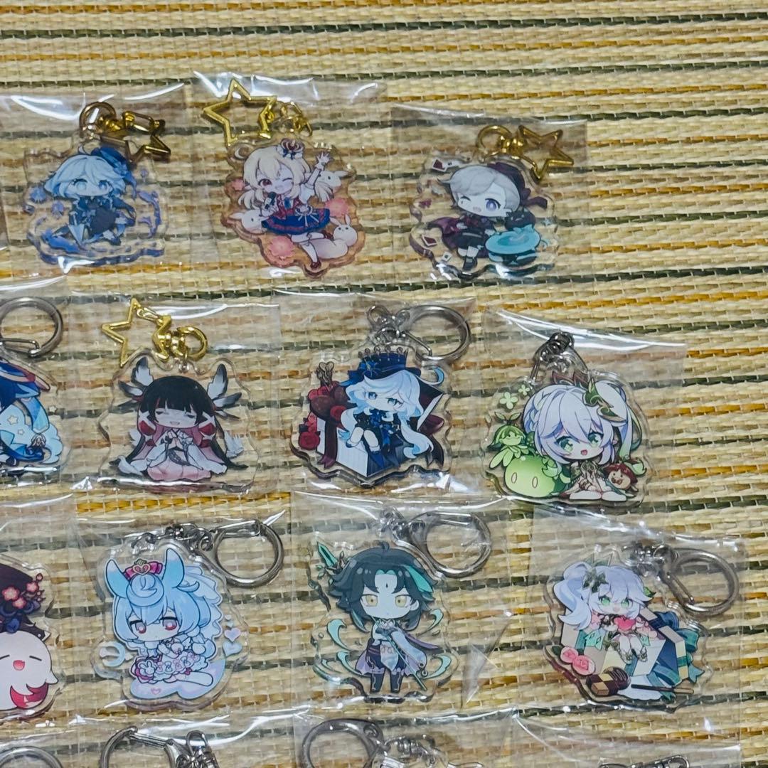 まとめ 原神 アクリルキーホルダー セット c