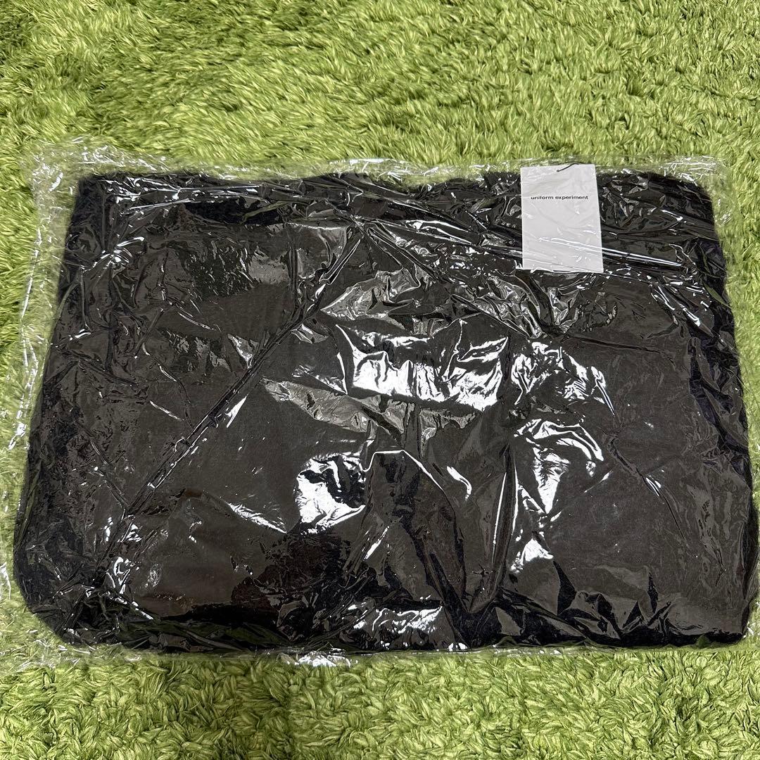 uniform experiment モヘア クルーネック セーター 黒 4