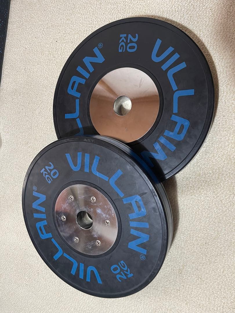 1枚　VILLAIN 20 KG バンパープレート ①ヴィラン