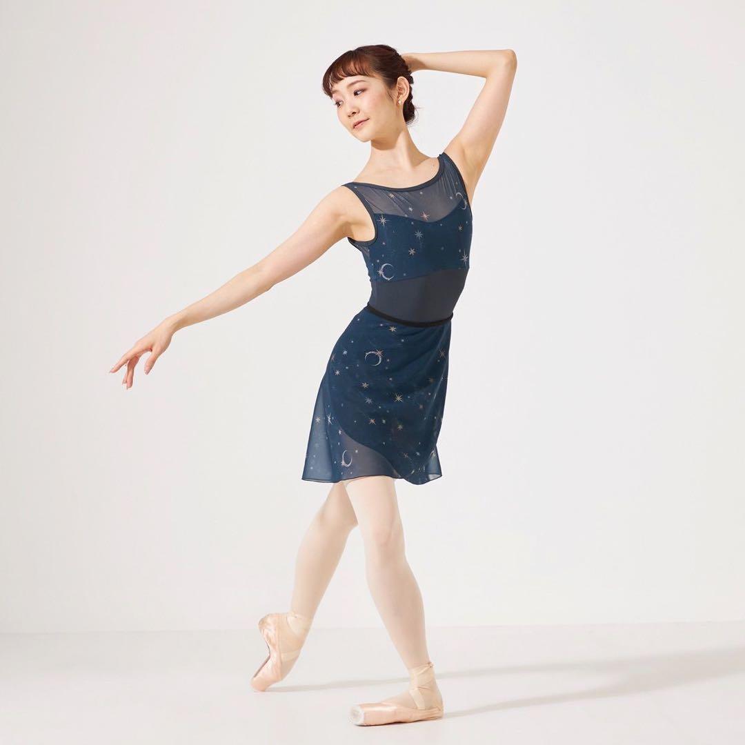 チャコット レオタード ネイビー Lサイズ