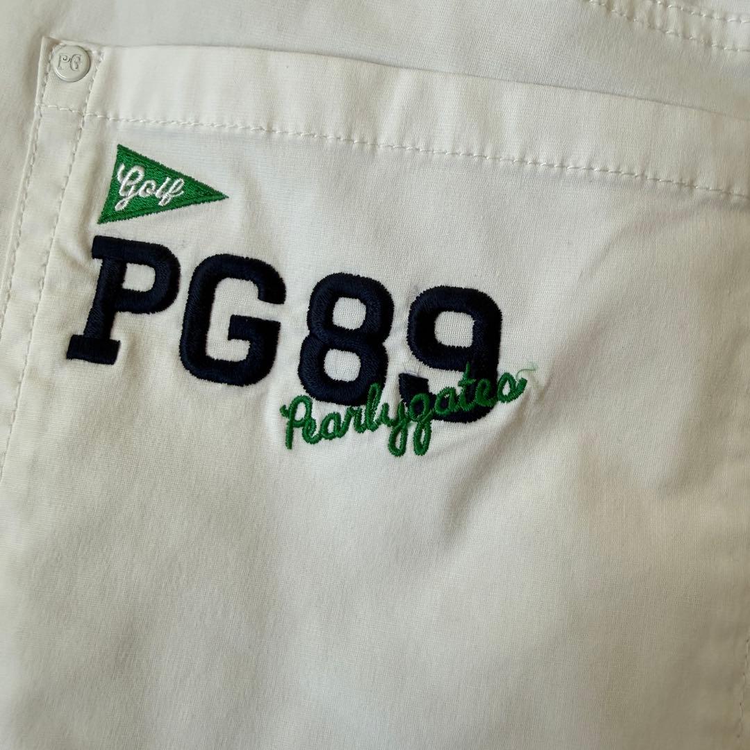 パーリーゲイツ　ジョガーパンツ　L〜XL相当 白　ホワイト　ストレッチ素材　5