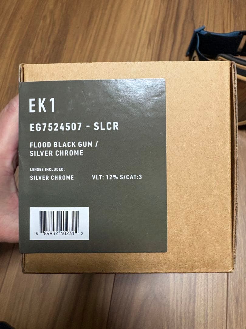 美品 Electric EK1 ゴーグル Flood Black Gum
