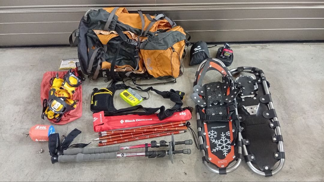バックカントリー用品一式