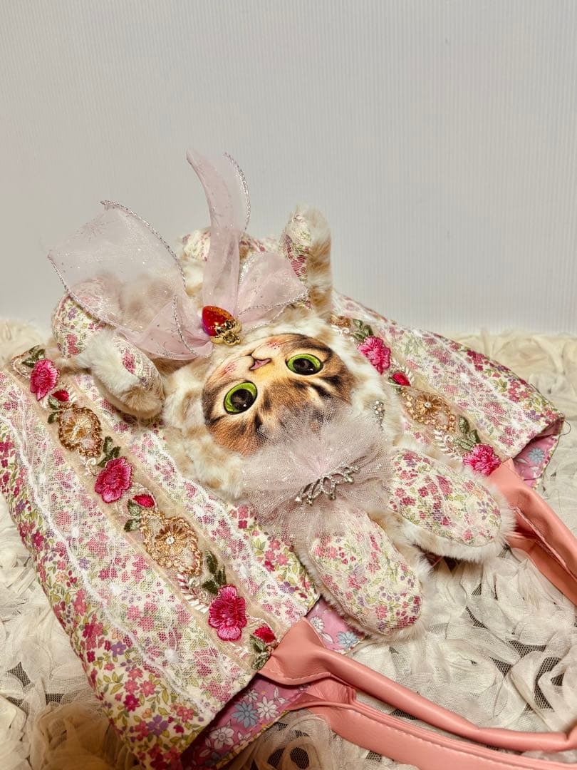 ❤️専用になります❤️コヤンイサムチョン　刺繍リボンパッチワーク トートバッグ