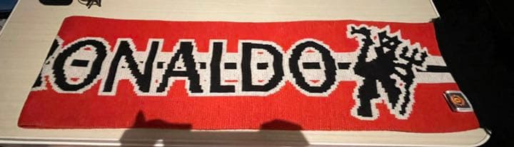 マンU クリロナ　タオルマフラー　激レア　新品　2008