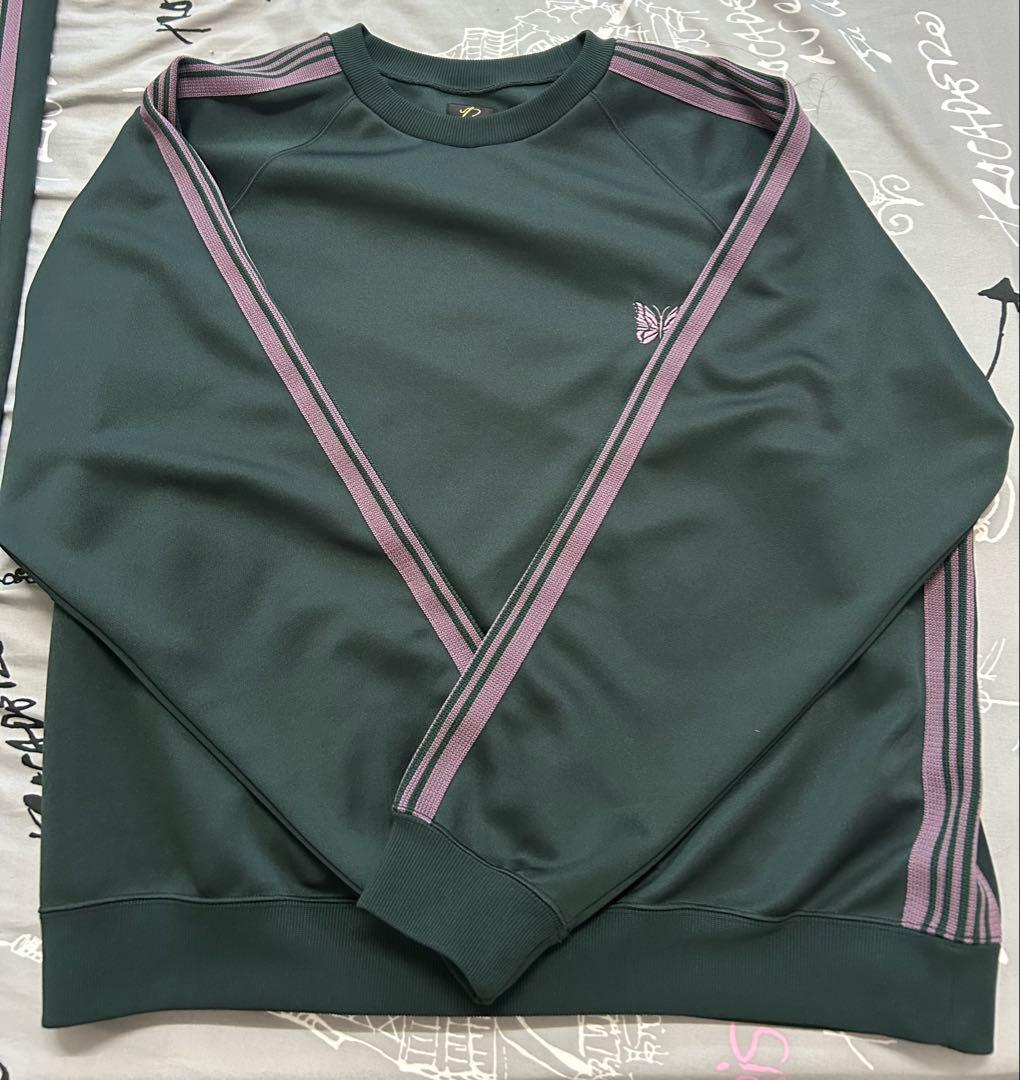 な*ゅ様 ニードルズ NEEDLES トラック クルーネック シャツ ポリスムー