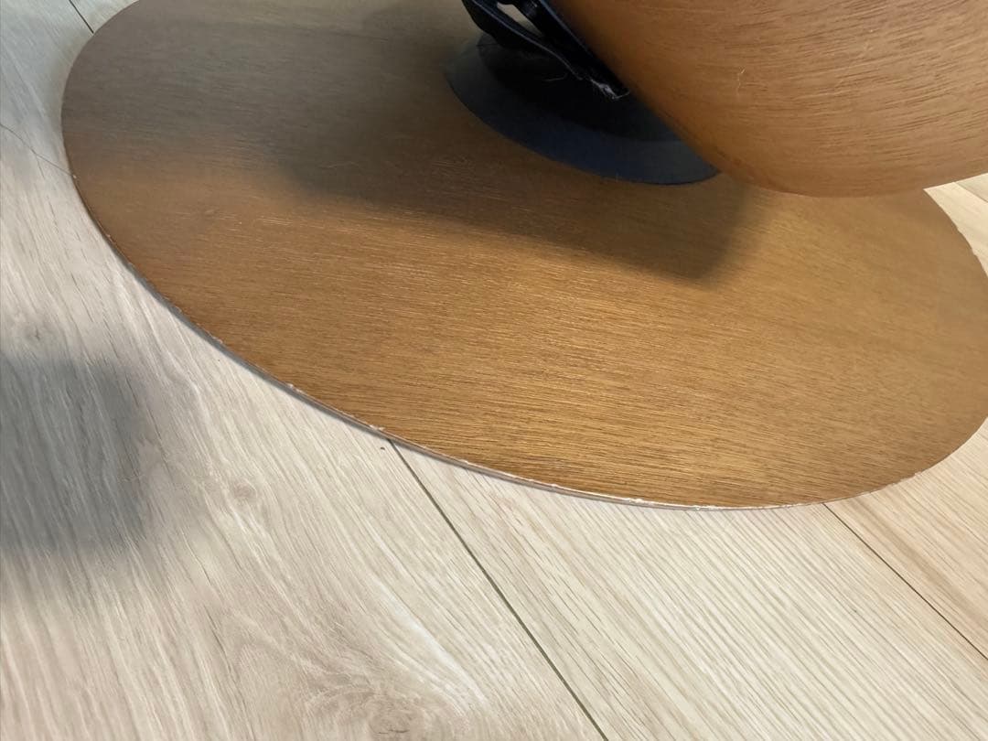 オリーブ  ザ・ファースト リクライニングチェアー ブラック 本革張