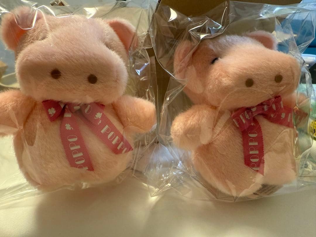 新品未使用 2個セット ポッポちゃん カバ Sサイズ ぬいぐるみ