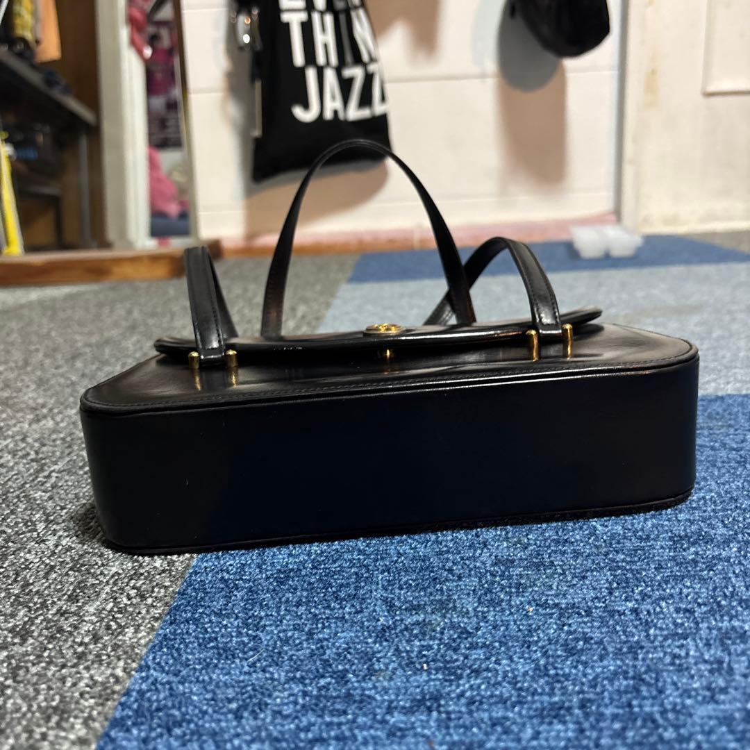 オールドグッチ　レザーハンドバッグ
