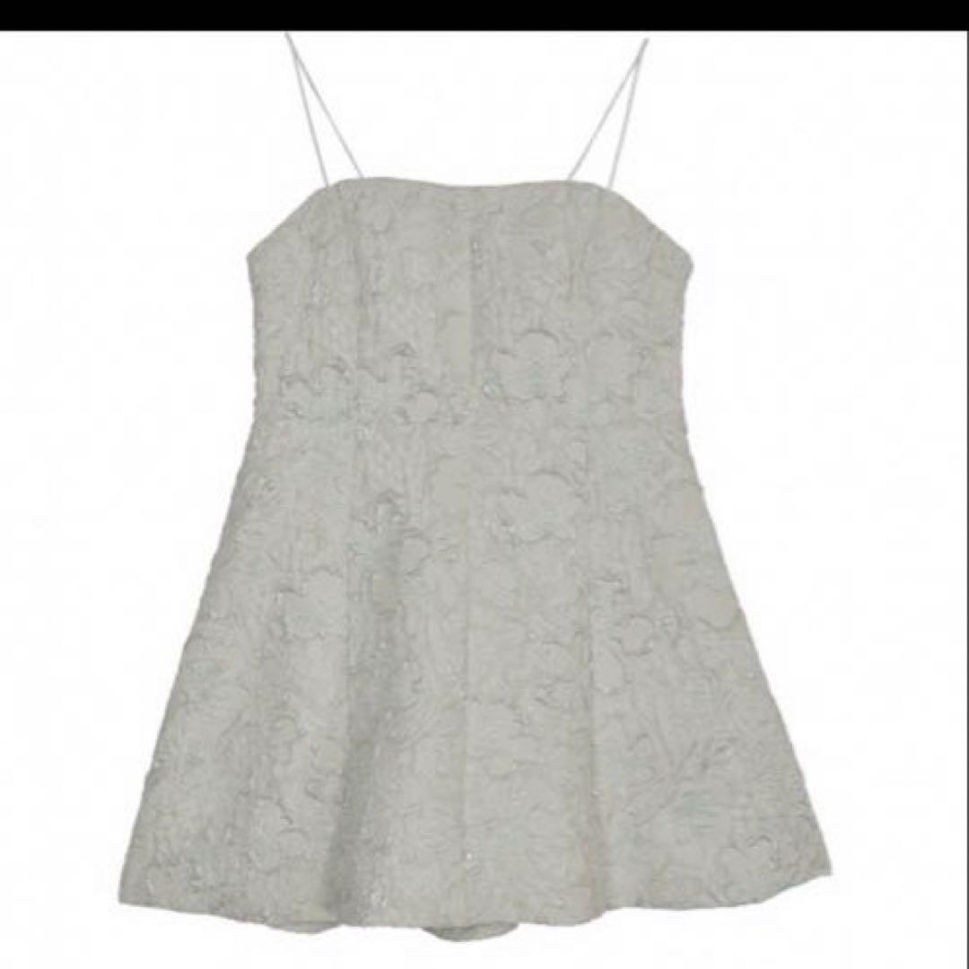 トップス Ameri MEDI 2WAY JACQUARD BARE TOP