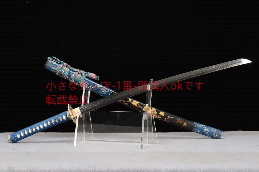 【手描き鞘侍】  古兵器 武具 刀装具 日本刀 模造刀 居合刀