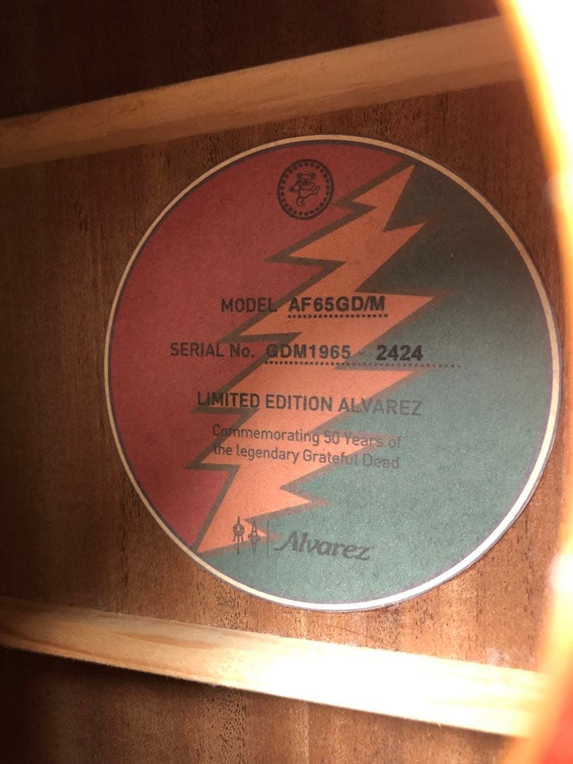 Alvarez アコースティックギター グレイトフル・デッド 50周年
