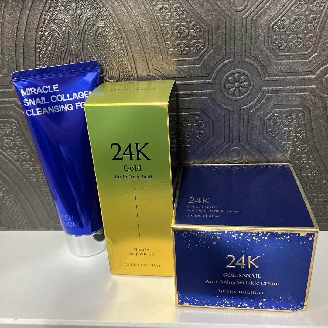 ２４K QUEEN HOLIDAY ◎韓国コスメ３点セット◎