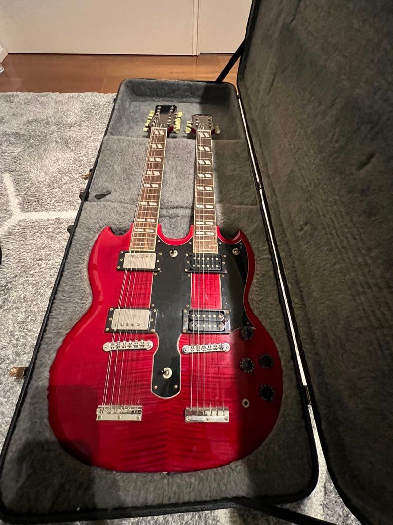 ギター Epiphone SG String Double-Neck Burgundy