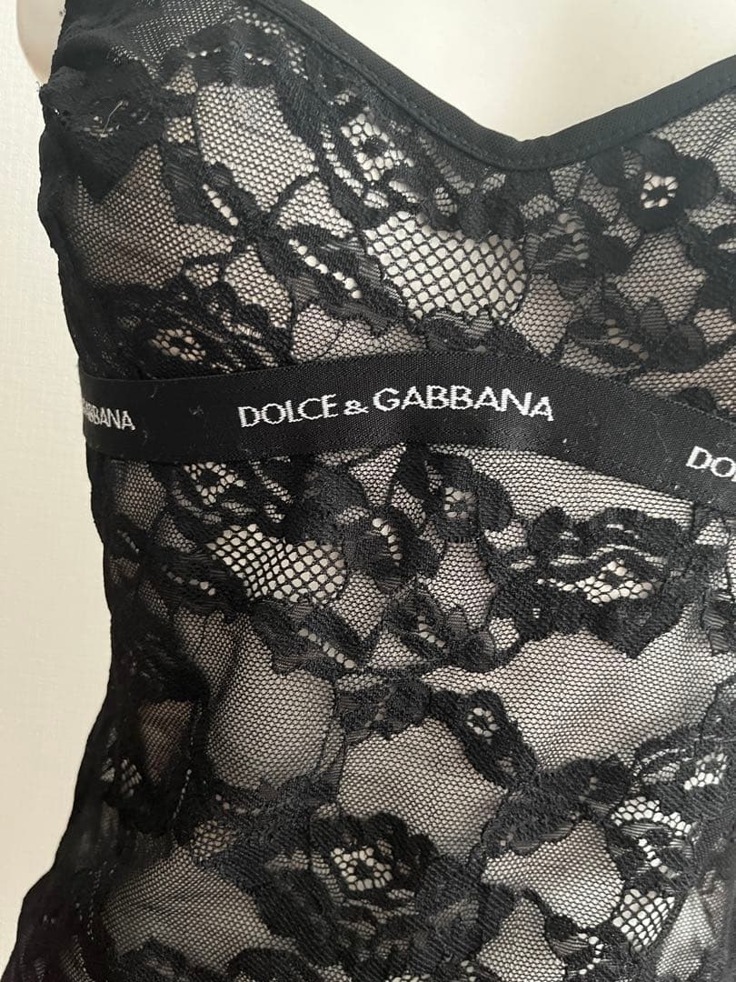 Dolce & Gabbana ブラックキャミソール