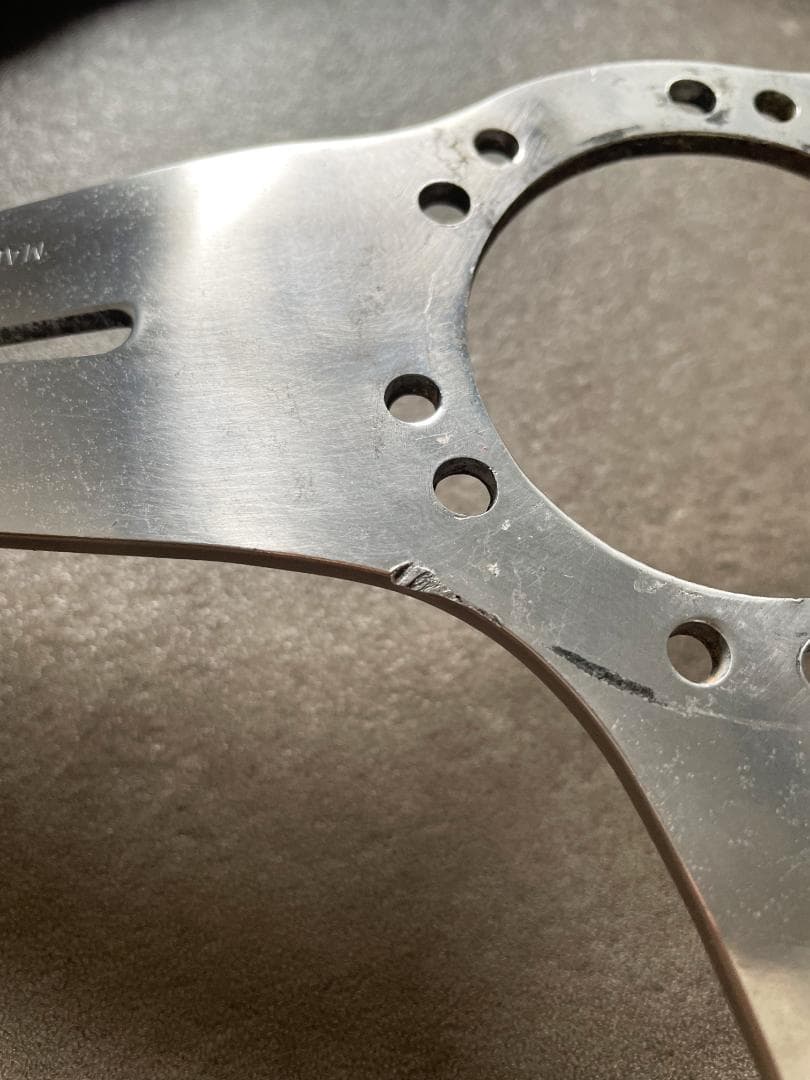 【直径約39cm】当時物 NARDI クラシックウッドステアリング 希少サイズ