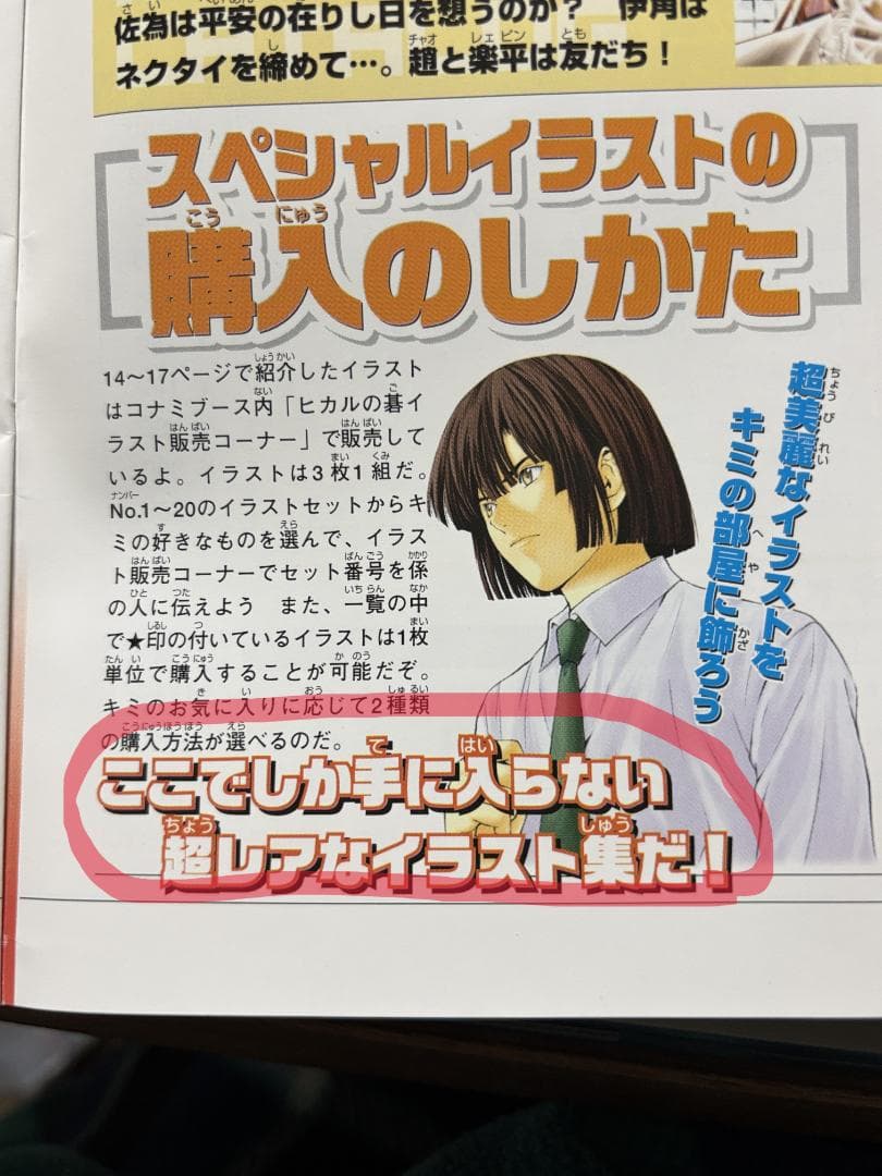 ヒカルの碁 イラスト 芦原弘幸 複製原画 ジャンプフェスタ限定 22年前