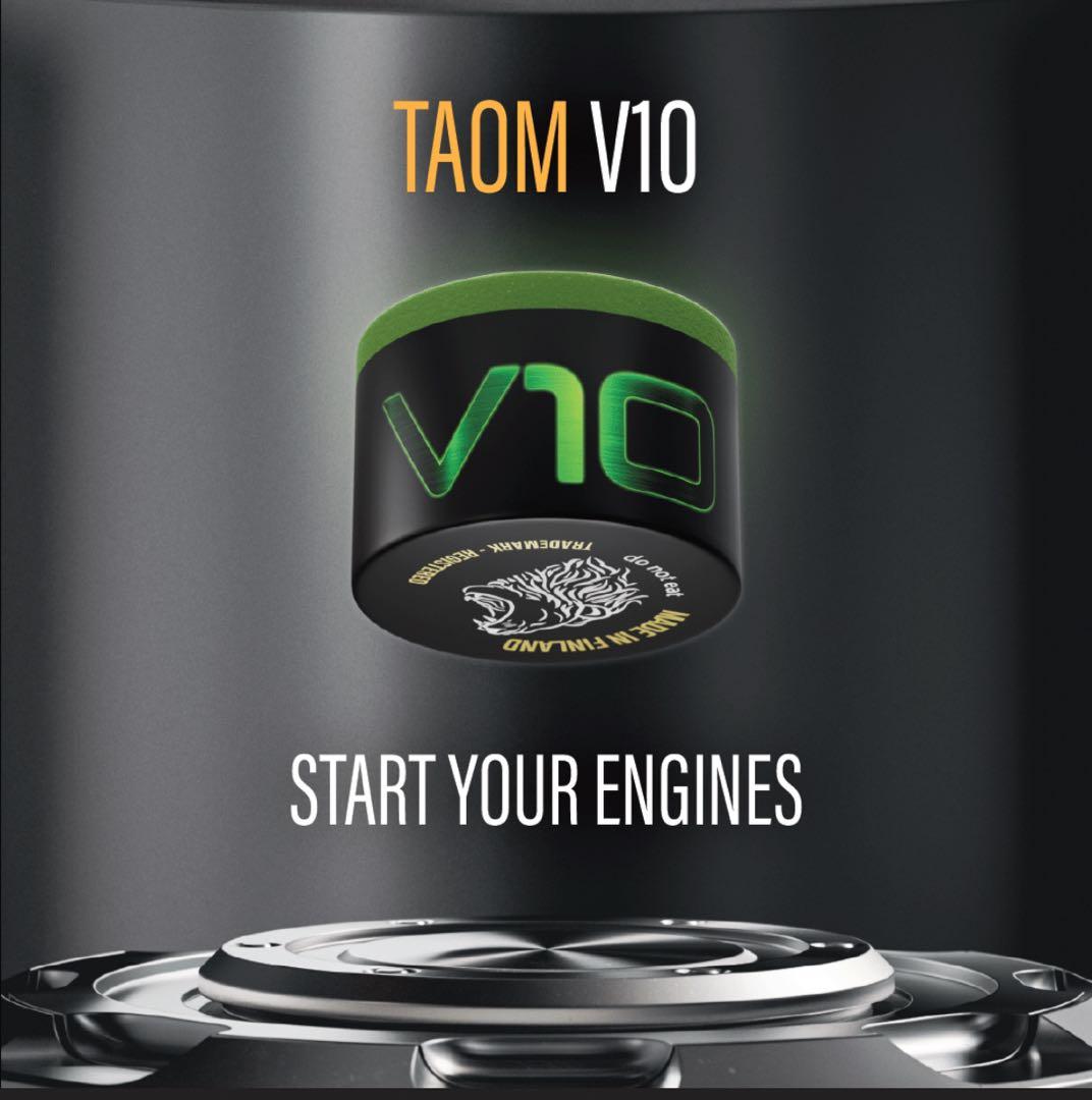 ビリヤードチョーク(TAOM V10)、レザーケース&ホルダーセット